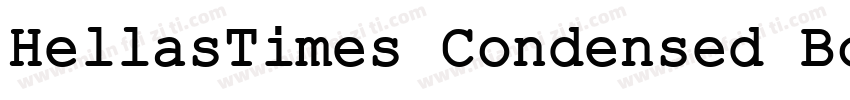 HellasTimes Condensed Bold字体转换